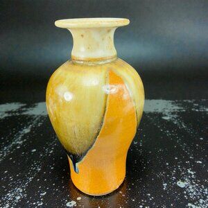 Hand Made Studio Art Pottery Bud Vase Vessel Artist Marked Hand Crafted Decor